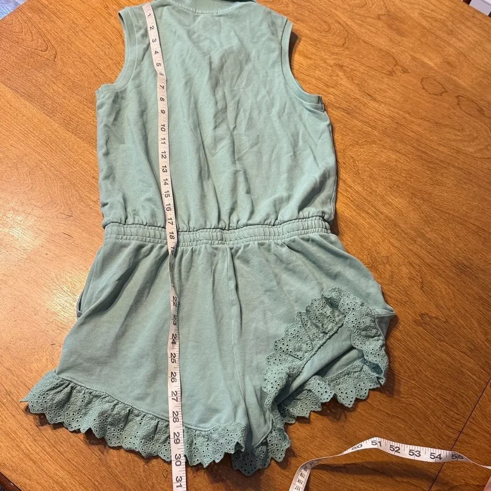 Polo by Ralph Lauren Sleeveless Mint Romper